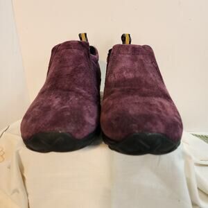 Merrell Jungle Moc Kid’s Slip-On Shoes Size 6 Youth Suede Purple Performance